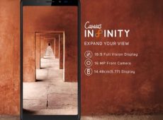 Micromax launched Canvas Infinity with FullVision display