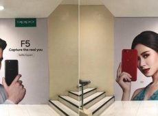 Oppo F5, new model with double front facing camera?