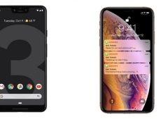Pixel 3 XL and iPhone XS Max on speedtest