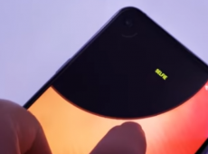 Selfie camera in S10 to have same camera animation as A8s