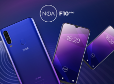First NOA smartphone model with a triple back camera