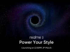 Realme 3 to come on March 4